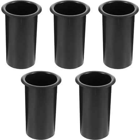 ROMISBABA Tubo Porta Subwoofer in Plastica 5 Pezzi 60x110 Mm Nero Resistente Per Altoparlanti Portatili, Home Theater e Auto Uscita Aria Potenziata Bass Reflex