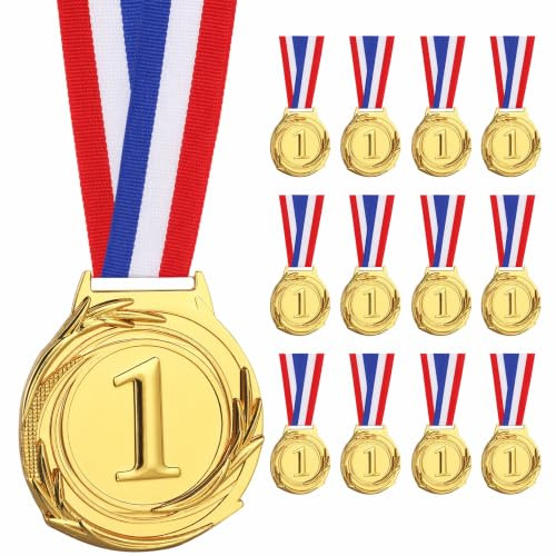 Medallas de oro Bighan con cinta, medallas para ganadores para niños, eventos infantiles, aulas, juegos de oficina y deportes