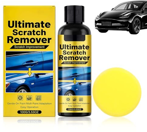 Kratzer Entferner Auto,Scratch Remover Auto,2026 Car Scratch Removal AutoSet 100ML/3.53OZ,Autolack Reparatur Polieren mit Schwamm,Geeignet für alle Arten von Kratzern, Reparatur für flache Kratzer