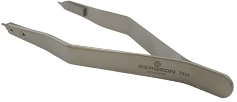 Bergeon 7825 Stainless Steel Ergonomic Watchmaker Spring Bar Pin Pliers