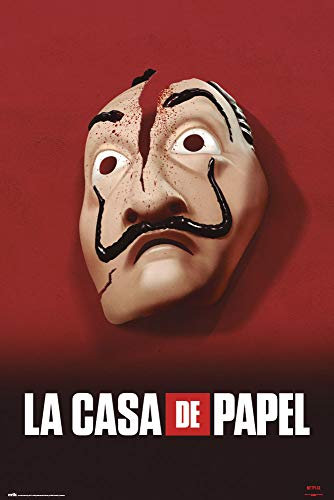 ERIK - Póster La Casa De Papel Mascara, 61x91,5 cm