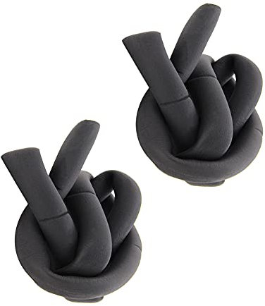 Aicosineg 2Pcs 5.9Foot Length Foam Hose Foam Tubing Pipe Insulation Tubing Air Conditioner Heat Insulation Pipe for Air Conditioning Stripping Cotton Foam Preservation Pipe Black 0.62inx0.35in