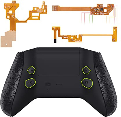 eXtremeRate HOPE Programmierbares Remap Kit für Xbox Series X&S Controller, Upgrade-Boards,Rückseites Case,Griffteile Hülle,Rück Knöpfe für Xbox Core-Controller NICHT enthalten(Schwarz Texturiert)