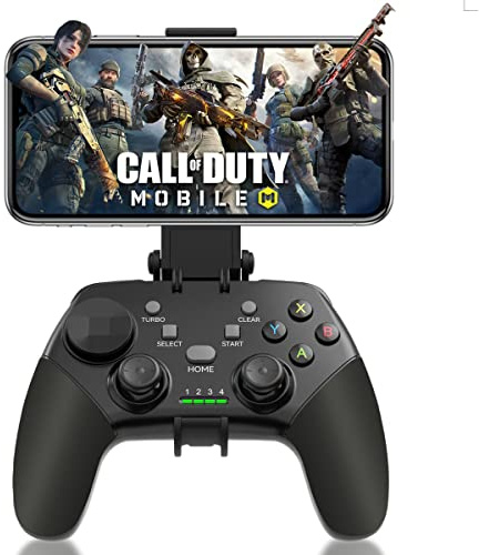 arVin Game Controller for iPhone/iOS/Android/PC/Steam Deck with Phone Holder, Turbo, Wireless Gamepad Joystick for iPhone 15/14/13/iPad/MacBook/Samsung Galaxy/Tablet, Call of Duty, Apex -Direct Play