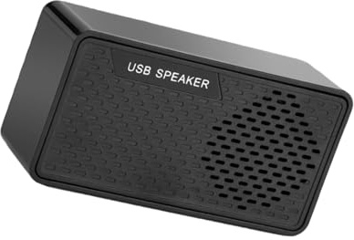 Parliky Cassa USB Portatile Mini Soundbar con Subwoofer Integrato Audio e Pulito per Computer e Gioco Facile da Trasportare Installazione Driver Nera