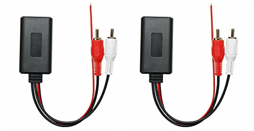 shanpu 2 PièCes Voiture Bluetooth Module Musique Adaptateur RCA AUX Câble Audio Universel 2RCA Interface Bluetooth Adaptateur 5-12 V