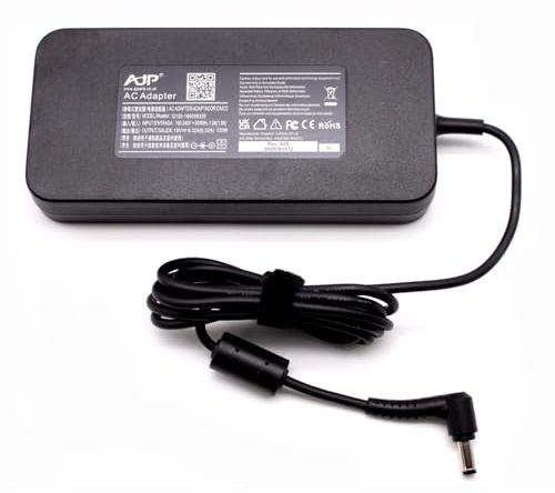 AJP 120W Gaming Charger for Clevo N150RD, N150RF, N150SC, N150SD, N151RD, N151RF, N151SC, N151SD, W355SS N155SC, N155SD, N170RD, N170RF, N170SD, N550RC, N850HC, N850HJ Laptop Power Adapter
