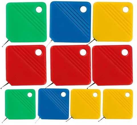 Qumiuu Enhebrador de agujas para máquina de coser, 10 piezas con diseño automático, herramientas de costura cuadradas para hilo de bordar, familia, personas mayores, personas con discapacidad visual
