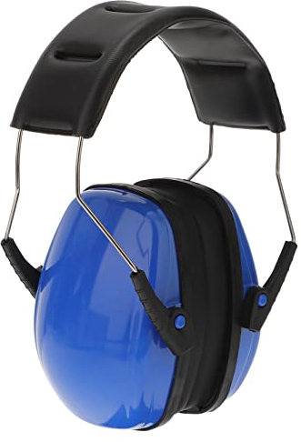 Hoement Casque Antibruit Garçon Fille Léger Serre-tête Pour Protection Auditive Sommeil Étude Voyage Environnements Bruyants Bleu