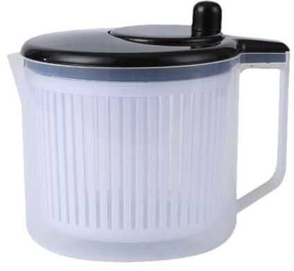 Essoreuse Nettoyante Pour Fruits – Essoreuse Pour Lave-fruits, Essoreuse À Salade | Séchoir À Fruits Et Légumes Avec Poignée, Panier À Fruits, Déshydrateur Multifonctionnel Avec Passoire Pour La Prépa