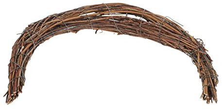 KITANDOVE Rattan Für Mondform Dekorativer Rattan Kranz Für Kreative Wandgestaltung Und Festtagsdekoration Für Innen Und Außendekoration