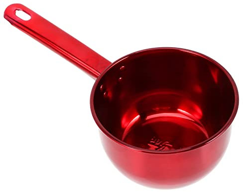 TOPBATHY scoop di nozze bottiglia d'acqua paletta per il bucato kitchen gadgets accessori sauna red presa d'acqua per ristorante mestolo d'acqua per il matrimonio Acciaio inossidabile rosso