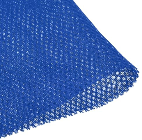 QUARKZMAN Tela De Malla para Parlante Azul Zafiro (No Es De Mimbre) Tela para Caja Estéreo Antipolvo Tela para Audio 100cm X 140cm 40 Pulgadas X 55 Pulgadas