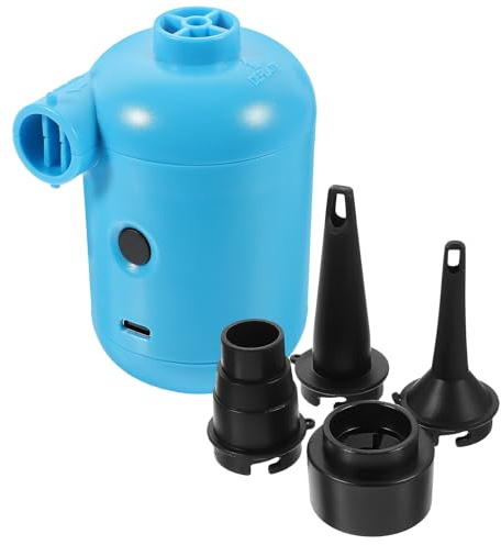 Veemoon Elektrische Luftpumpe USB Tragbar Leistungsstarke Mehrzweck Pumpe für Luftmatratzen Pools und Aufblasbares Wassersportspielzeug Robustes Material Schnelle Befüllung
