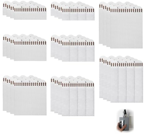 48 par bilder monteringsremsor, remsor bilder hängande utan borrning återanvändbara powerstrips för foton ramar juldekorationer självhäftande affischlister för släta ytor
