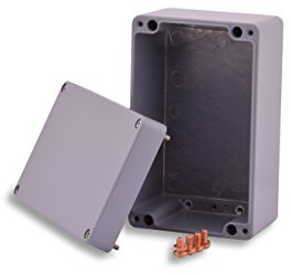 BOXEXPERT contenitori industriali in alluminio Alster serie Alster 160x100x81mm IP 66 grigio RAL7001 scatola di distribuzione da quadro elettrico