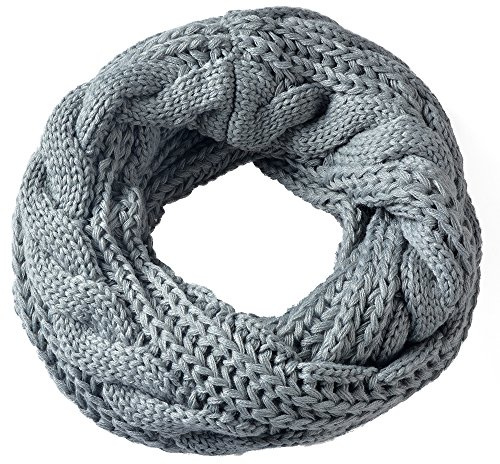 Miobo Strick Loop Schal – Warmer Winterschal für Damen & Herren – 60x30cm, weiche Wolle