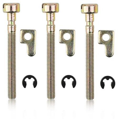 Haishine 3 Pcs/lot Tendeur de chaîne du vis de réglage Remplacement pour McCulloch 335 338 435 436 438 440 441 442 444 & partenaire 350 351& Poulan 295 2775 2990 4620 tronçonneuse