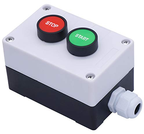 Taiss Momentaner Push Button Switch Start/Stop Rot grünes Sign NO NC AC 660V 10A druckknopfschalter Station HB2-Start/Stopp-Box