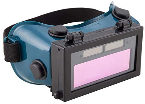 1pc Auto Darkening Welding Helmet Mask Goggles Solar Eyes Glasses Gas Flip Up Lens Eye Protection (dark Green)