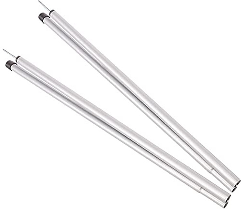 YHMT Stangen für Sonnensegel 2 x 1/1.5/2/2.5 M Zeltstange Teleskop inkl Zwischen 100cm bis 250cm Teleskopstange für Zelte Tarps Ultraleichte Tarpstange