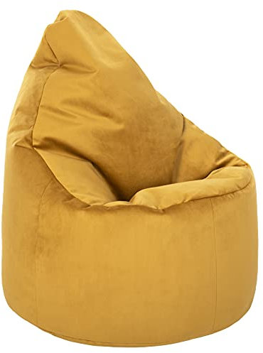Loft 25 sitzsack – Gaming sitzsack mit füllung, Komfortabler Bean Bag, sitzsack Erwachsene mit hohem Rücken,sitzsäcke,Bean Bag Chair Ergonomisches Design Gaming beanbag (Sitzsack, Tumeric)