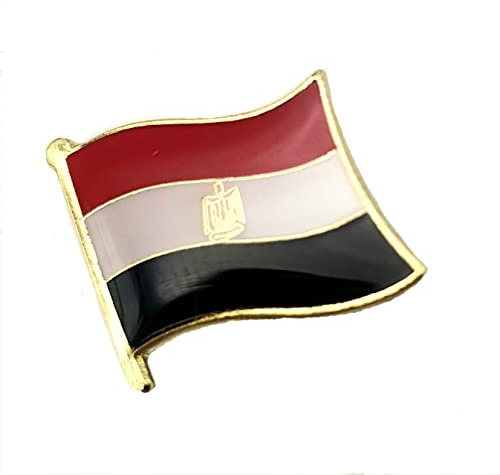 Egypten egyptisk metall emalj landsflagga pin emblem, Metall