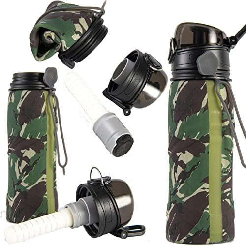 Paany! Gourde Filtre à Eau avec Bouteille de Camouflage