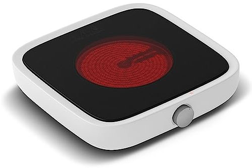 Estufa eléctrica de cerámica, estufa de té para el hogar, estufa de té eléctrica de 1000W, pequeña estufa de té, Mini estufa de té de 220V,White