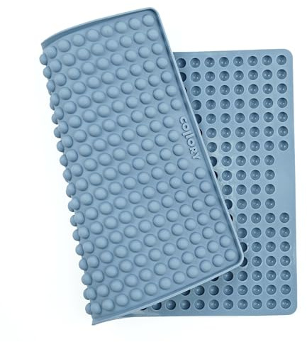 Collory® Backmatte Hundekekse für MEDIUM HALBKUGEL (1,5cm Ø) Leckerlis, Silikon Backform, Backunterlage für Backblech, Diätmatte, Hitzebeständig, Lebensmittelecht & Bpa-frei
