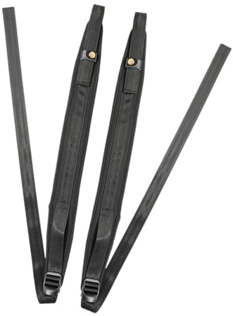 F Fityle 2 pièces sangles accordéon bretelles accordéon doux facile à nettoyer robuste sangles de basse réglables ceinture 16 basses à 120 basses