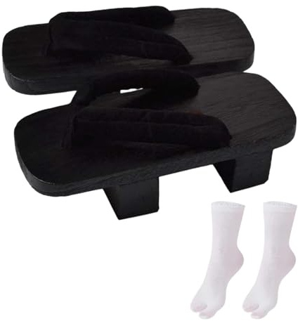 harayaa Zoccoli giapponesi in legno, scarpe giapponesi Geta, sandali da doccia infradito per pantofole da uomo e da donna