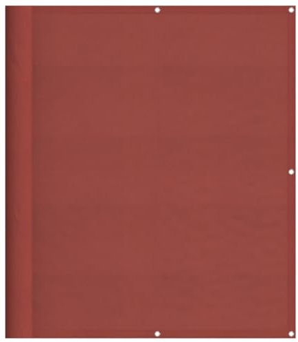 vidaXL Balkon-Sichtschutz Terrakotta 120x800 cm 100% Polyester-Oxford, Balkonsichtschutz, Balkonbespannung, Balkon Windschutz, Sichtschutz