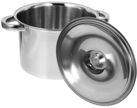 LIFKOME Marmite à Ébullition Avec Couvercle Marmite à Ragoût Pour Cuisson Domestique Ustensiles Pour Soupe Et Ragoût