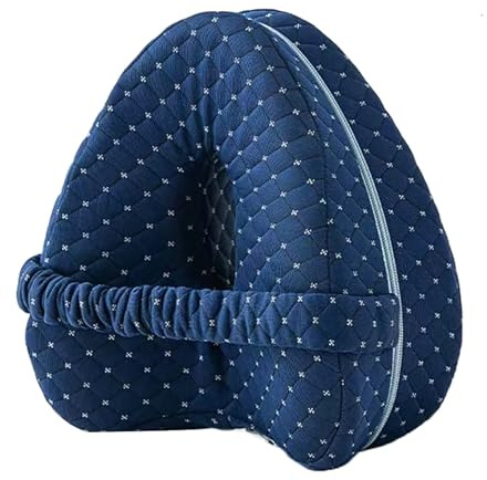 Kniekissen zum Schlafen auf der Seite, ergononmisches Keilkissen aus Memory-Schaum, Herzform, Kniestütze, Schwangerschaftsbett-Beinkissen, orthopädisches Beinkissen zum Schlafen, lindert Ischias