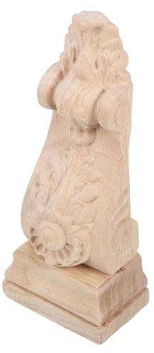 SEWOART Consoles Sculptées De Style Européen Support De Colonne En Bois Chapiteau Classique Consoles Décoratives Supports De Cheminée En Bois Incrusté