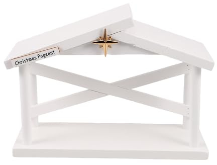 VALICLUD Crèche De Noël Représentant La Nativité De Jésus Décoration De Remplacement pour Une Crèche D'Étable Décoration pour L'Église Ou La Salle De Classe