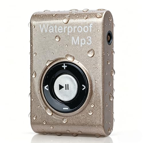MENDUNER Lettore MP3 Subacqueo IPX8, Lettore Musicale Impermeabile da 8 GB con Cuffie, Audio HiFi Lossless, Supporto Multiformato, Design a Clip per Nuoto, Immersioni, Corsa