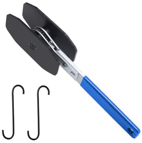 4 in 1 Universal Brake Caliper Press Tool, Ratchet Disc Brake Piston Spreader and Compression Tool, Durable for Brake Pad Replacement, Caliper Installation and Repair, for Car Maintenance（Blue)