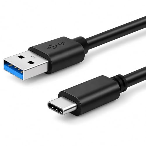 USB 3.0 to USB C Cable for Mobile, Tablet, Power Bank, Action Cam, Digital Camera, Portable Speaker, Portable Hard Drive, Gaming Console and more - WD/Seagate/Lacie/Sandisk - USB A to TYPE C Lead - 2M