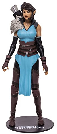 McFarlane Giocattoli, 7 pollici ruolo critico Vox Machina Vex'ahlia Action Figure con 22 parti mobili, figura di ruolo critico da collezione con base per collettori - Età 14+