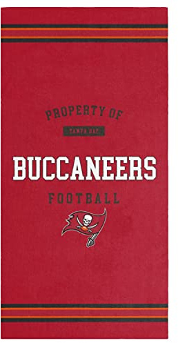 FOCO NFL Strandtuch Property of Tampa Bay Buccaneers Football