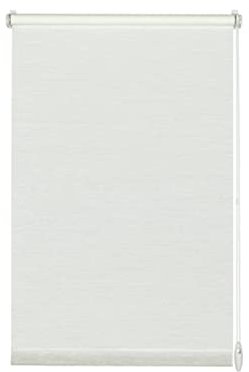 YOURSOL EasyFix Rollo Natur in Weiß Natur, 60 x 150 cm, Rolladen ohne Bohren, Klemmfix Rollo halbransparent und lichtdurchlässig