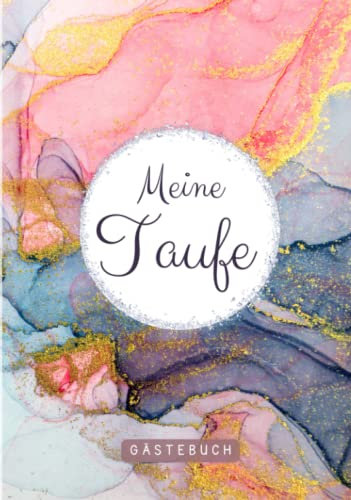 Meine Taufe Gästebuch: Regenbogen | Gästebuch und Taufalbum | Zum Ausfüllen | Für Erinnerungen, Glückwünsche und Fotos | 40 Gäste | Hardcover