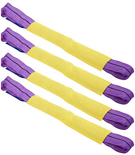 C Wheel STS 4Pcs Recovery Alloy Sicherungsgurte Anhänger Trans Gelb/Lila cinghie Auto spanngurte für autotransport,spanngurt autotransport