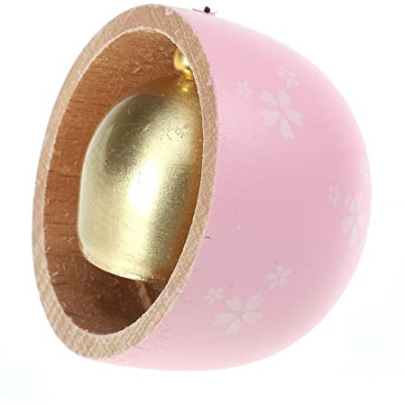 DOITOOL Japanese Style Wooden Wind Chime Fridge Magnet Doorbell Non-marking Adhesive Sticker Home Decor