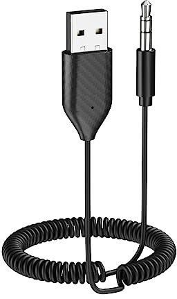 Receptor Bluetooth Adaptador Bluetooth para Coche AUX Audio Jack 3.5mm Coche Micrófono Incorporado