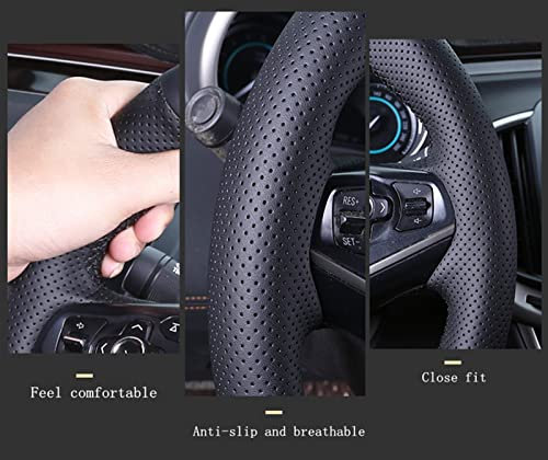 Lenkrad Abdeckung Auto Lenkradbezug Für Für Benz E-Klasse W211 G-Klasse W463 2002-2007 Autoinnenraum DIY Mikrofaser-Leder-Lenkradbezug (Farbe : Orange Thread)
