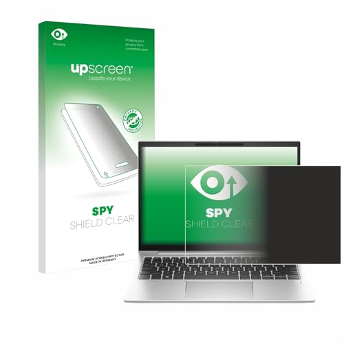 upscreen Blickschutzfolie für HP EliteBook 830 G10 Laptop-PC | Anti-Spy Displayschutz Made in Germany Privacy Screen Protector Sichtschutz Blaulichtfilter Klare Folie