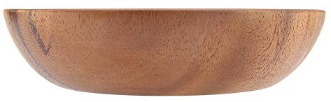Ensaladera De Madera, Ensaladeras, Cuenco Grande Para Servir Ensalada, Cuencos De Madera Para Alimentos, Juego De Utensilios De Madera Para Ensalada, Verduras, Frutas, Ensaladera Individual(20*4.5cm)